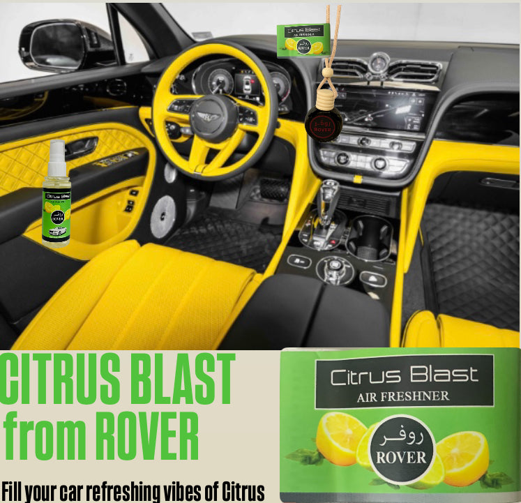 ROVER Car freshner Citrus Blast 10ml Hanging type